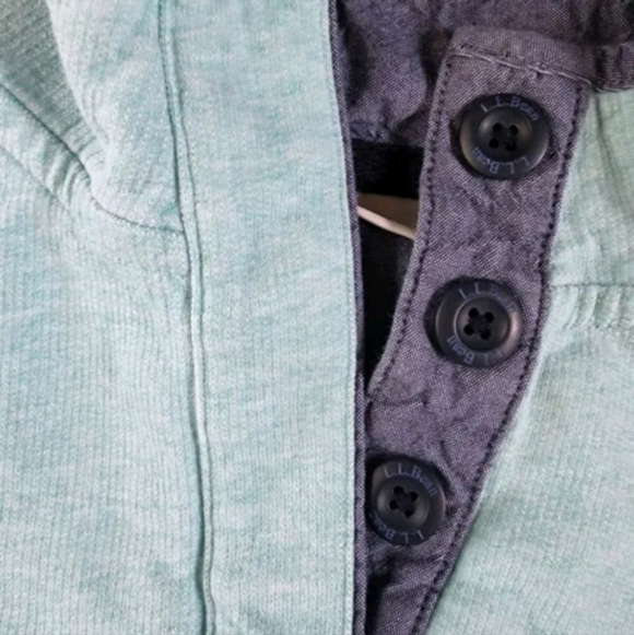 L.L BEAN RUGBY SWEATSHIRT - Picture 2 of 3